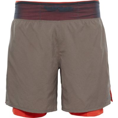 Pantalones Cortos The North Face Better Than Naked Long Haul 7in Hombre Marrones / Naranjas - Chile